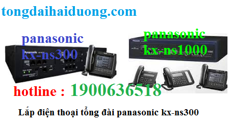Lắp điện thoại tổng đài panasonic kx-ns300  
